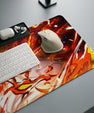 Senzo Rengoku Flame Desk Mat | Anime Gaming Pad - Senzo.in