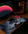 Senzo Shadow Monarch Desk Mat | Dark Aura Gaming Pad - Senzo.in