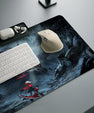 Senzo Eclipse Warrior Desk Mat | Dark Anime Gaming Pad - Senzo.in