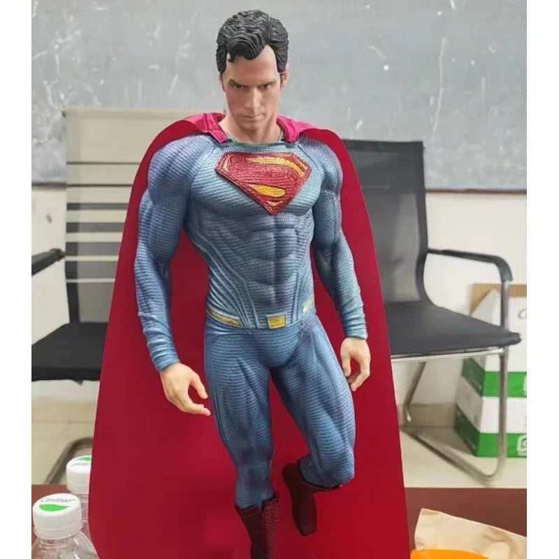 Superman Premium Action Figure | 50 cm | Dual Head Sculpt | Light-Up Eyes Collectible - Senzo.in