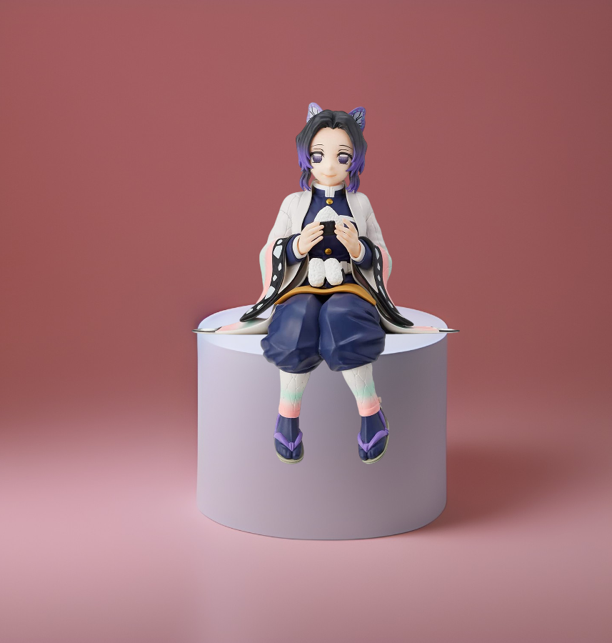 Demon Slayer Shinobu Kocho Perching PVC Model AnimeAction Figure | 13.5 Cms | - Senzo.in