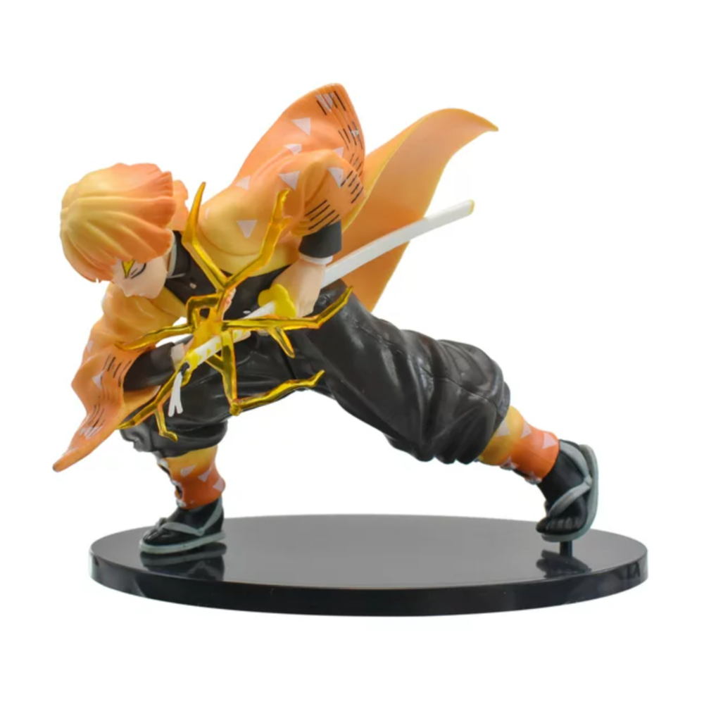 Zenitsu with Sword Action Figure ⚡ | Courageous Demon Slayer Collectible (13cm)