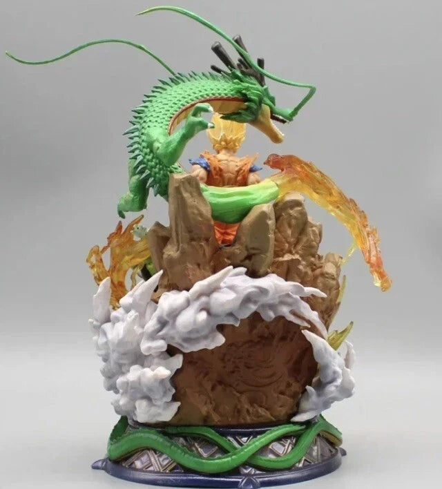 Dragon Ball Super Saiyan Goku Action Figure (23 cm) | Cell, Buu & Shenron Theme Collectible - Senzo.in