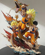 Dragon Ball Z SSJ3 Goku, Gohan & Goten Dragon Fist Action Figure (35 cm) | PVC Collectible - Senzo.in