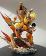 Dragon Ball Z SSJ3 Goku, Gohan & Goten Dragon Fist Action Figure (35 cm) | PVC Collectible - Senzo.in