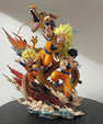 Dragon Ball Z SSJ3 Goku, Gohan & Goten Dragon Fist Action Figure (35 cm) | PVC Collectible - Senzo.in