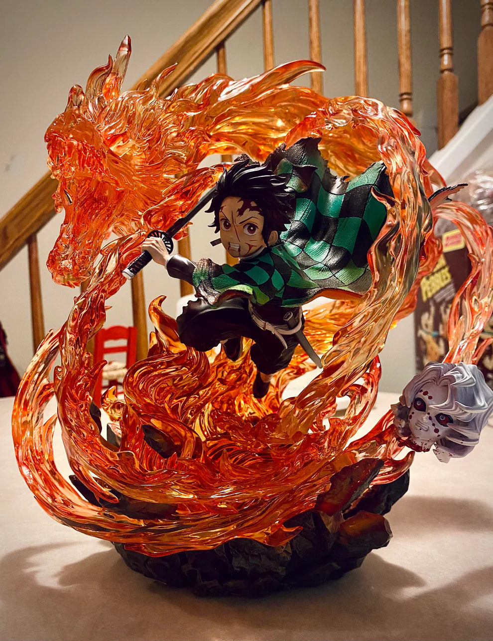 Senzo Tanjiro Kamado LED Action Figure (35cm | PVC) - Senzo.in