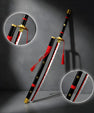 Roronoa Zoro Enma Katana | Black Wooden Blade | 104 cm | One Piece Cosplay Sword - Senzo.in